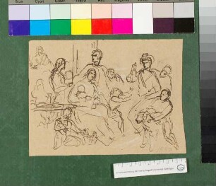 Skizze zum Porträt der Familie von Bernstorff-Gartow
