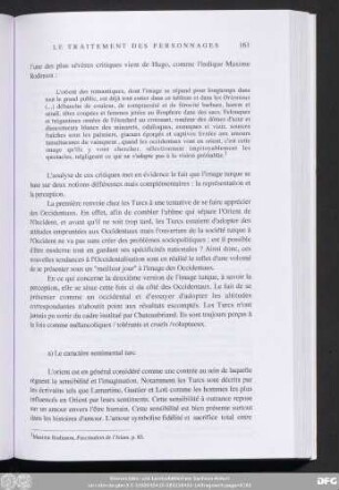 a) Le caractère sentimental turc