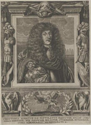 Bildnis des Christianus Albertus, Herzog von Schleswig-Holstein-Gottorf