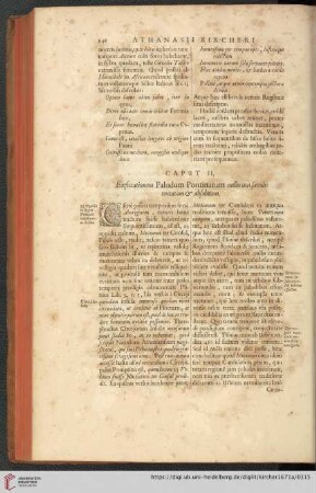 Caput II: Exsiccationem Paludum Pontinarum nullis non sæculis tentatam & absolutam