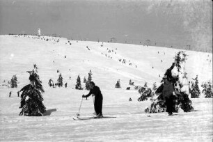 Feldberg: Skiläufer auf dem Feldberghang