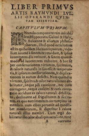 Raymundi Lulli Secreta secretorum
