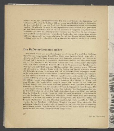 Die Befreier kommen näher
