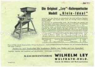 Haferquetsche Modell "Klein-Ideal"