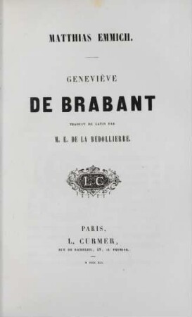 Geneviève De Brabant
