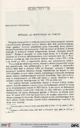 35: Jeździec ze skrzydłem na tarczy