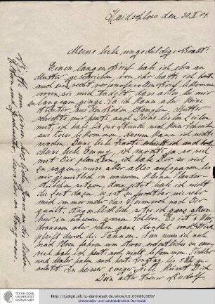 Brief vom 30.10.1904