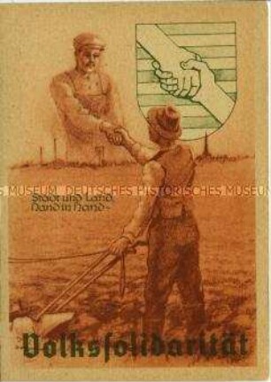 Postkarte der Volkssolidarität