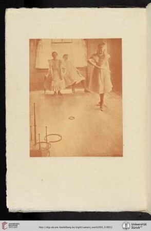 [Clarence H. [Hudson] White, V. Ring Toss, halftone reproduction]