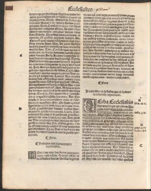 Prologus divi hieronymi in ecclesiasten.
