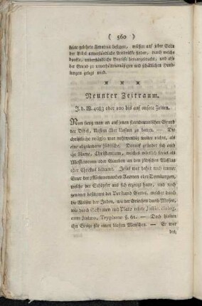 Neunter Zeitraum.