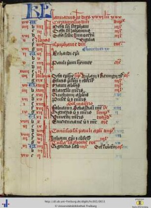 [5r - 10v] Kalendar.