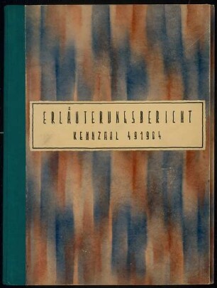 Hauptgebäude eines Flughafens Schinkelwettbewerb 1932: Wettbewerbsunterlagen, Erläuterungsbericht