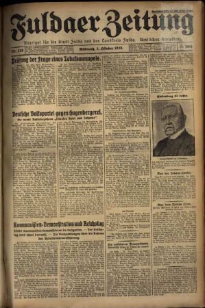 Ausgabe vom Mittwoch, den 02. Oktober 1929.