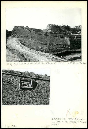 Ostseite der Bastion Grimani und Torrion Toron