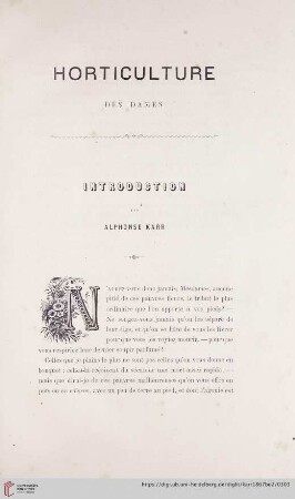 Introduction par Alphonse Karr