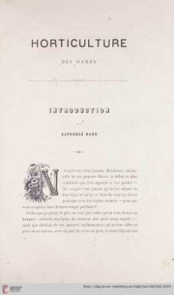 Introduction par Alphonse Karr