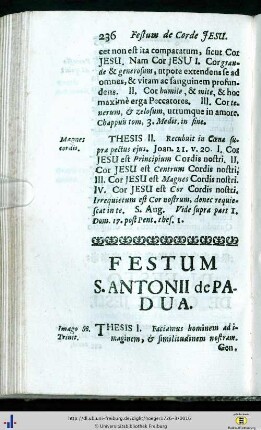 Festum S. Antoniii de Padua.