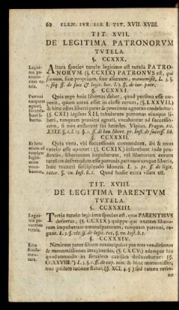 Tit. XVIII. De Legitima Parentum Tutela