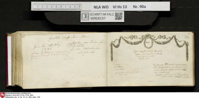 Stammbuch des Ernst Philipp Ludwig Zellmann (1763-1795) aus
                           Braunschweig