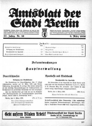 1936,10: Nr. 10, 8. März 1936