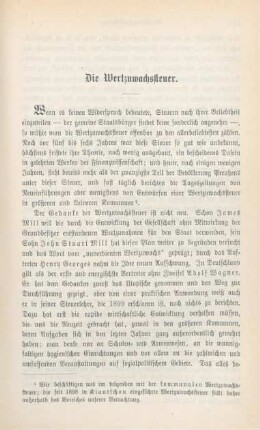 375-389 Die Wertzuwachssteuer