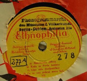 Muziki Folklor Hrvatskog Primorja I Istre, VII und VIII