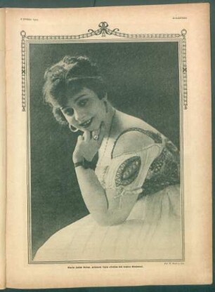 María Luisa Notar, primeira tiple cómica del teatro Nacional.