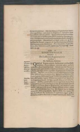 Sectio II. Cognitio Realis.
