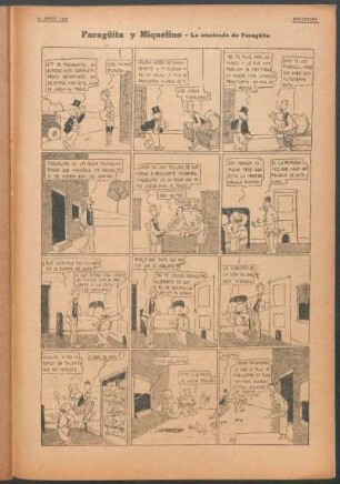 Paragüita y Miquelino. - [Cómic] : La enmienda de Paragüita
