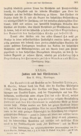363-367 Indien und das Christentum