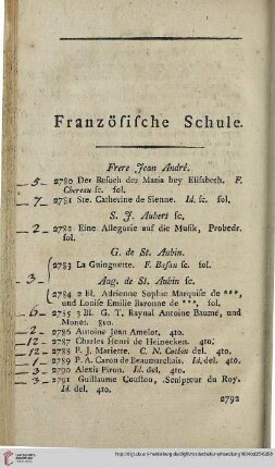 Französische Schule (Nr. 2780-4360)