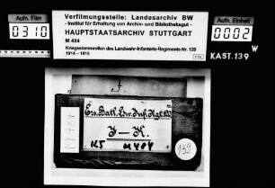 Namenskartei des Ersatzbataillons (Buchstaben I-K)