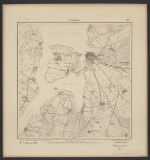 Messtischblatt [2054] = 685 : Cammin, 1912 : Messtischblatt [2054] = 685 : Cammin. - Hrsg. 1887; bericht. 1906; einz. Nachtr. 1912. - [Berlin] : Reichsamt für Landesaufnahme, 1912. - 1 Kt. : einfarb.