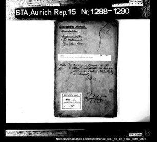 Die Regulierung der Gemeindegrenze von Ardorf