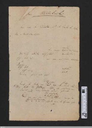 Der Wanderer : selbständiger Entwurf (H3) : [Ausz.]; ab Vers 82; [Forts.]; [StA 2,80/564]