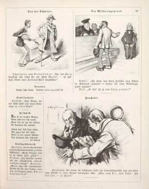 "Von der Schmiere" "Ein Milderungsgrund" "Heuchelei"