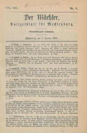 3. Januar-31. December = Nr. 1-105