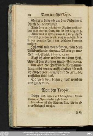 Von den Tropis.