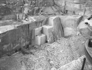 Granitsteinbruch bei Graniteville (USA-Reise 1933)