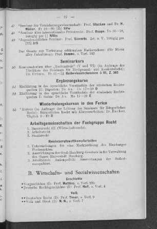 B. Wirtschafts- und Sozialwissenschaften