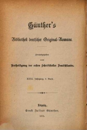 Neue Horizonte : historischer Roman aus der Gegenwart, 1,2