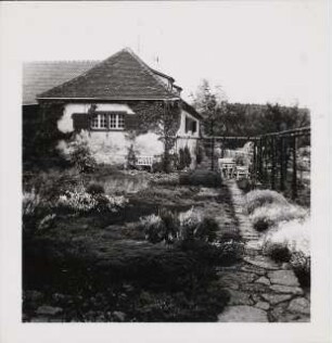 Garten Dr. Udo Rukser, Oberbühlhof am Bodensee: Haus und Garten