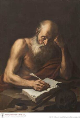 Der heilige Hieronymus schreibt