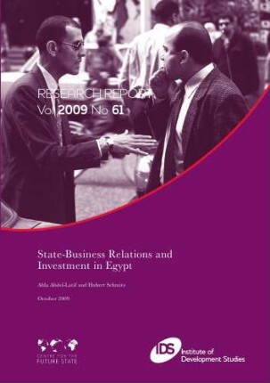State-business relations and investment in Egypt