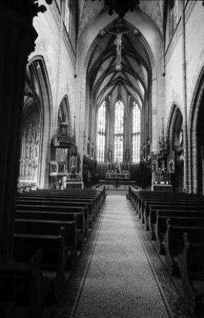 Thann: Inneres des Münsters, St. Theobald