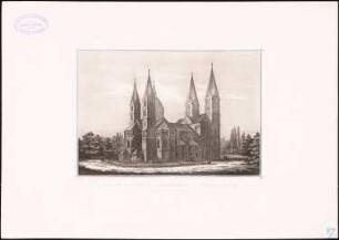 Eglise de N-D. de Munster, Roermond: Perspektivische Ansicht