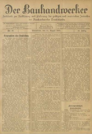 14. August 1897, Nr. 33