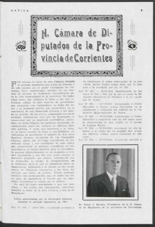 H. Cámara de Diputados de la Provincia de Corrientes