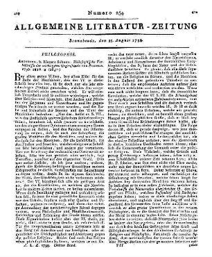 Provence, A. J. G.: Philosophische Verhältniße der wichtigsten Gegenstände. Augsburg: Rieger 1796